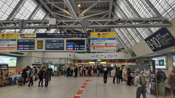 小田原駅構内